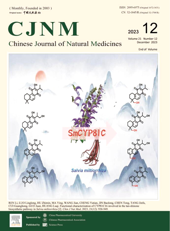 Go to journal home page - Chinese Journal of Natural Medicines